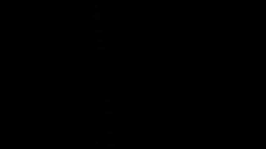 Black inks drops on white background