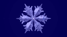 Animation of beam of bright light over rotating snowflake on purple background. Christmas, celebration, winter and decoration concept digitally generated video. - Powered by Shutterstock - Get 15% off with code: PIKWIZARD15