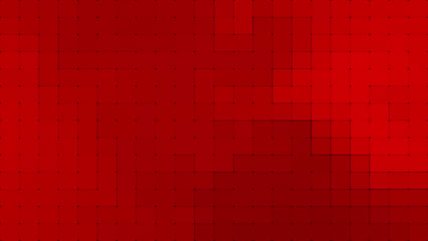 Animated Simple and classy pixilated square box pattern with lines Red color minimal geometric background	