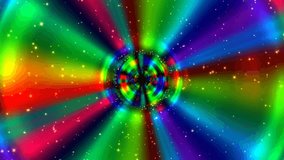 Hypnotics Rainbow's Rings Motions Movings Backgrounds
