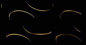 4K Gold luxury premium style glittering background. Royal luxurious striped glowing trendy metallic style ornament design motion graphic backdrop. Corporate elegant presentation award show, video bg.
