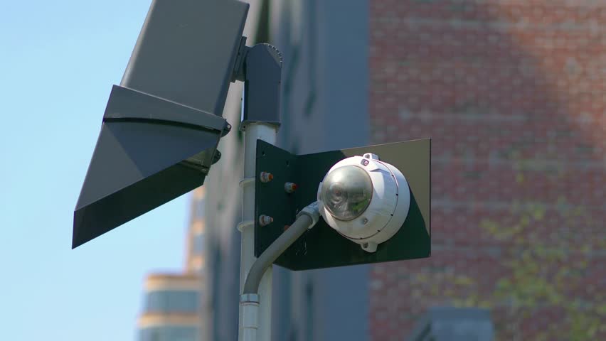 Security camera in 4k slow motion 60fps
