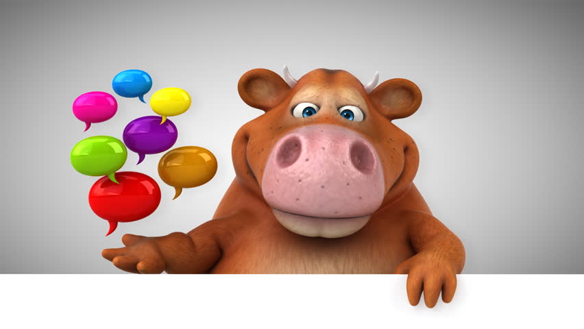 Fun cow - 3D Animation