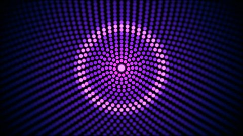 Flashing Circle Lights Animation - Loop Violet