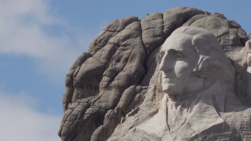 George Washington carving Mount Rushmore National Memorial, South Dakota, USA