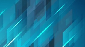Blue abstract technology motion graphic design. Seamless loop. Video animation Ultra HD 4K 3840x2160