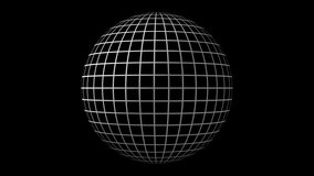 White grid sphere. Computer generated 3d render - Powered by Shutterstock - Get 15% off with code: PIKWIZARD15