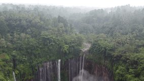 Be enchanted by nature's stunning beauty! Enjoy an extraordinary visual experience through this video of the Tumpak Sewu waterfall