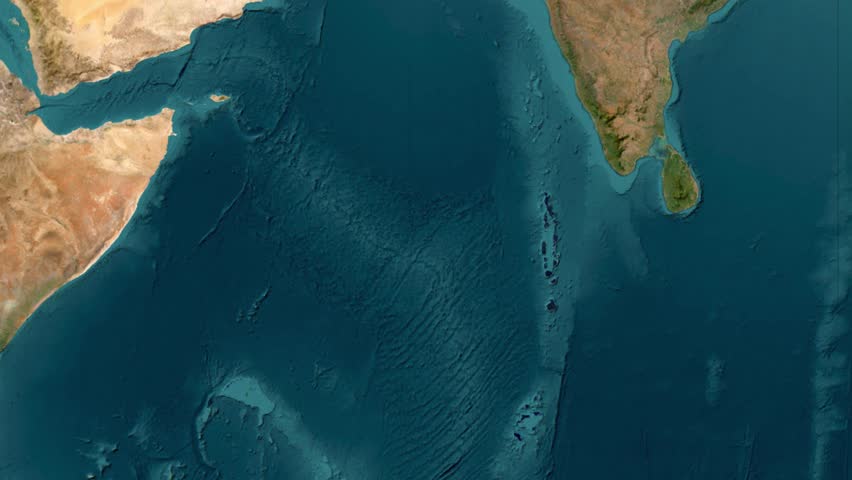 A Map of the Maldivian Islands.