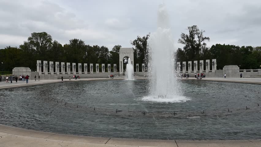 National memorial to U.S. citizens who served during World War II.