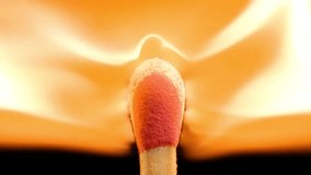 4K - Burning match. Extreme close-up - Powered by Shutterstock - Get 15% off with code: PIKWIZARD15