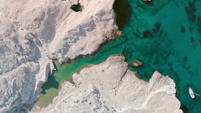 Greece tourist destination Sarakiniko beach Milos island - Powered by Shutterstock - Get 15% off with code: PIKWIZARD15