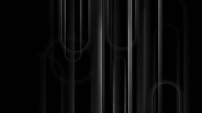 Abstract black background with grey silver smooth lines. Seamless looping geometric minimal motion design. Video animation Ultra HD 4K 3840x2160