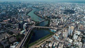 Hatirjheel is a most Beautiful place in the Dhaka city, offering a cinematic aerial view
