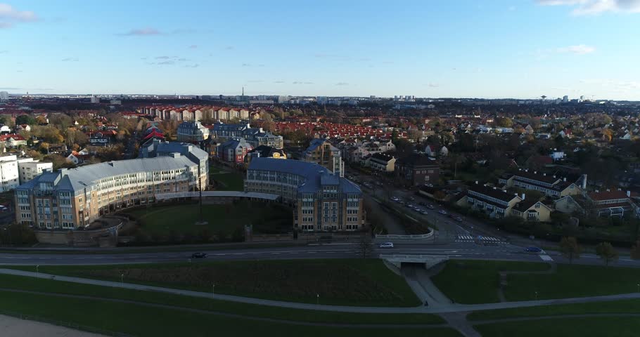 Malmo Houses Aerial