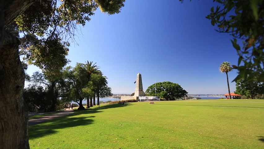 World war 2 war memorial in kings park botanic gardens, 6 November 1955, Perth city western of Australia