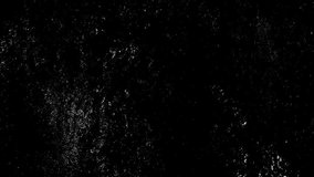 Black and white screen mode grunge overlay looped animation 4K