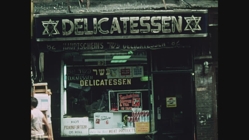 New York 1971 Jewish Delicatessen Stock Footage Video 100 Royalty Free 34171081 Shutterstock