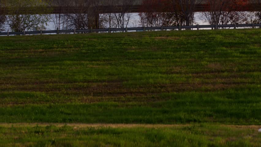 Ascending shot of downtown Houston, Texas