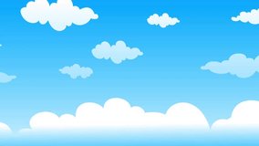 Blue and White Science  Types of Clouds Creative Simple Intro Video