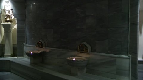 Turkish hamam in spa salon
