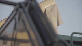 Combine harvester unloading barley grain on the truck - Powered by Shutterstock - Get 15% off with code: PIKWIZARD15