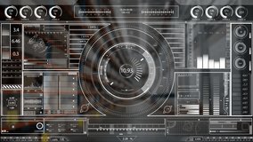 Animation of data processing with scope scanning over warehouse. Global delivery, shipping, computing and digital interface concept digitally generated video. - Powered by Shutterstock - Get 15% off with code: PIKWIZARD15