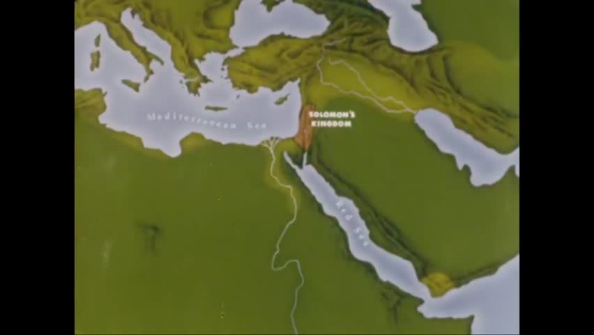 ISRAEL - 1968 - A temple in Israel is designed according to the plans initially laid out by the ancient King Solomon.