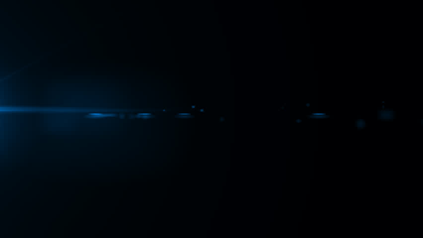lens flare effect on black background