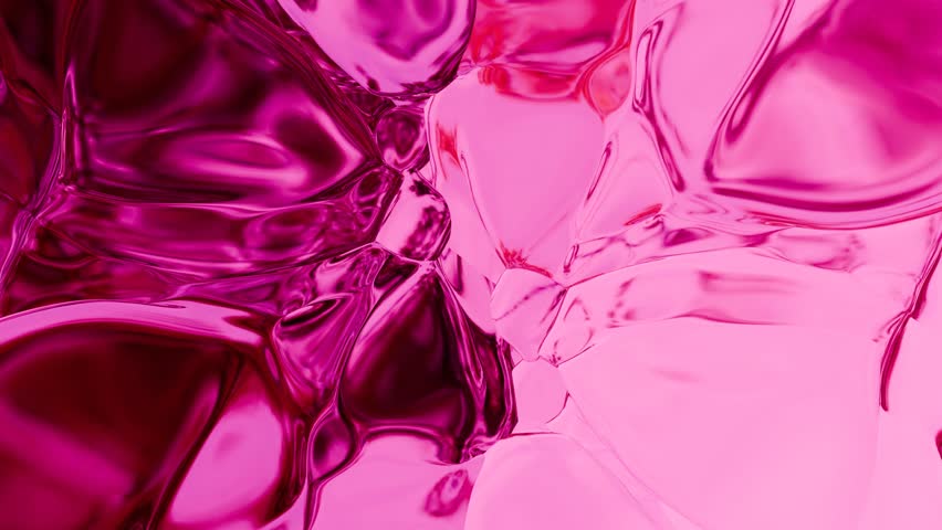 organic pink and red liquid loop animation