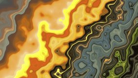 background with golden Texture oil abstract colorful, Wallpaper swirl motion marble gradient color splash. Acrylic wave surface animation video