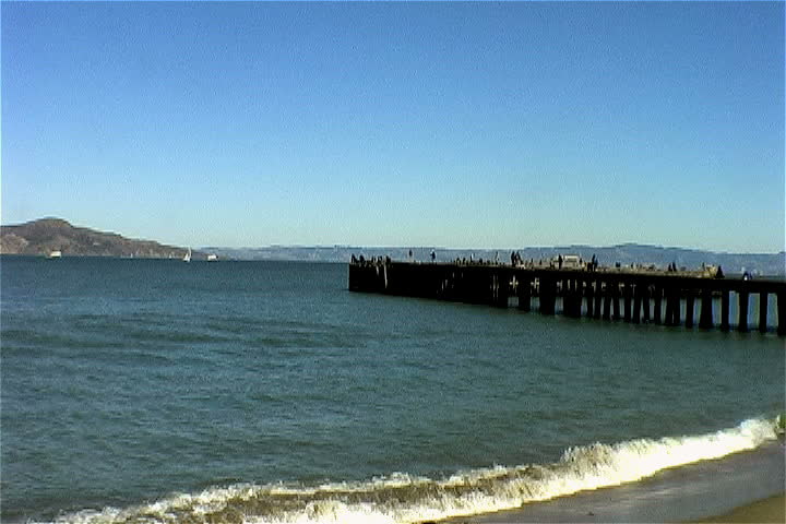 Old Pier By The Ocean