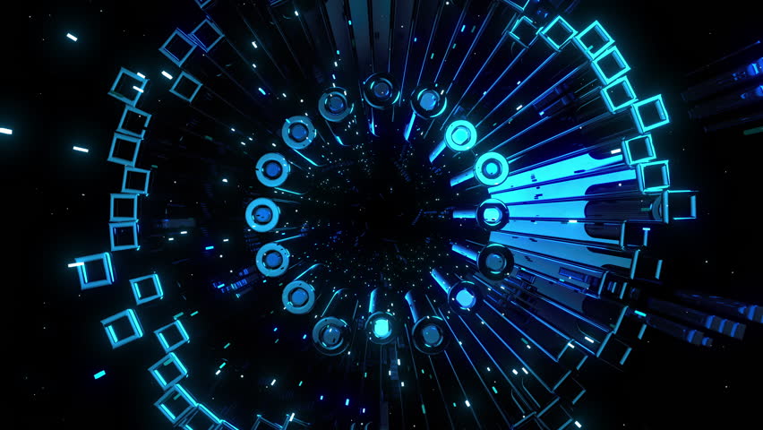 Looped seamless abstract effect footage