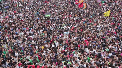 Blurred Crowd People Background Stock Photo (Edit Now) 249752800