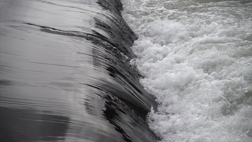 water flowing in slow motion