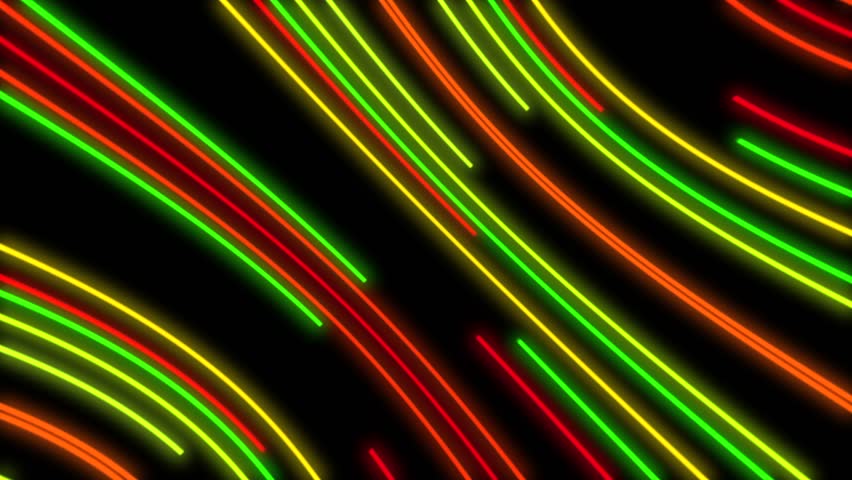 Green red moving Neon lines Light glowing led animation background , technology stage backlight screenVibrant Illumination and Dynamic Visuals in Motion 4k Royalty-Free Stock Footage #3419876313