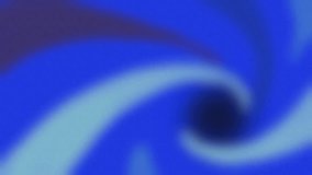 HD seamless looping animation of Beautiful blue gradient background with noise and blur effect. Curved lines and black hole motif
