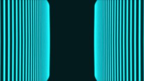 Flying lines Turquoise Teal Neon Lights lamps wall stage backlight show technolgy Background: Captivating Fusion of Elegance and Vibrancy vj loop animation  Urban futuristic Visuals empty backdrop 4k - Powered by Shutterstock - Get 15% off with code: PIKWIZARD15