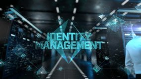 identity management. IT Administrator Activating Modern Data Center Server with Hologram. - Powered by Shutterstock - Get 15% off with code: PIKWIZARD15