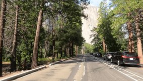El Capitan, Scenic Drive Video, Yosemite National Park, California, United States