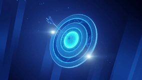 Concept arrow goal concept background. futuristic plexus polygon design. - Powered by Shutterstock - Get 15% off with code: PIKWIZARD15