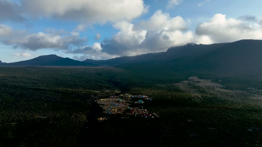 Kilimanjaro: High above Shira camp one