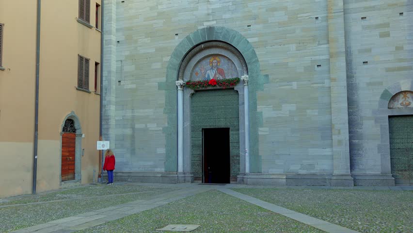 basilica of saint fedele, como, italy