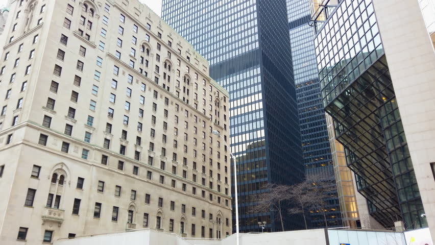 The Financial District, in Downtown Toronto. Toronto, Ontario, Canada. 