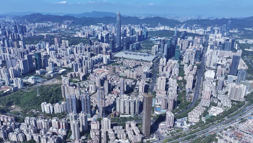 Shenzhen  Greater Bay Area Futian Luohu CBD District included Ping An Finance Center,Fumin,Civic Center,Lianhua North,Gangxia,Yitian,Shixia,Shangsha,Shawei, ,a province of Guangdong economic zone 