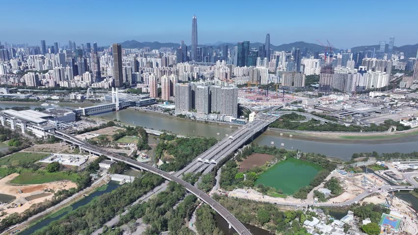 Shenzhen  Greater Bay Area Futian Luohu CBD District included Ping An Finance Center,Fumin,Civic Center,Lianhua North,Gangxia,Yitian,Shixia,Shangsha,Shawei, ,a province of Guangdong economic zone 