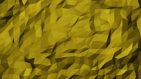 Yellow geometric abstract minimal motion background. Seamless looping. Video animation Ultra HD 4K 
