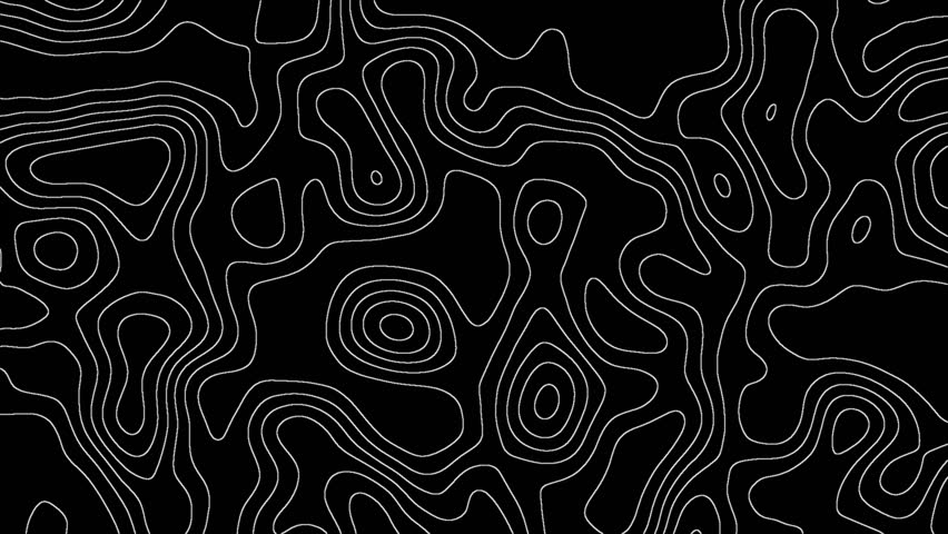 Beautiful Line Art Topographic Map Seamless Loop. Abstract Background Animation  - Powered by Shutterstock - Get 15% off with code: PIKWIZARD15