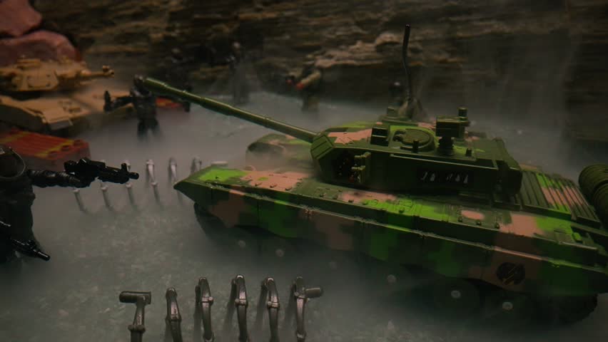 
Fog Tanks And Soldiers World War