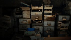 Abandoned Tool Cabinet Drawers Waste Zoom Out. Old tool cabinet waste abandoned on the street, zoom out. Light effect - Powered by Shutterstock - Get 15% off with code: PIKWIZARD15